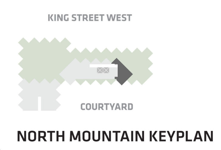 BIG King Toronto Condos PH Suite 1202- North Tower Key Plan