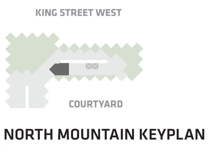 BIG King Toronto Condos Suite 1102- North Tower Key Plan