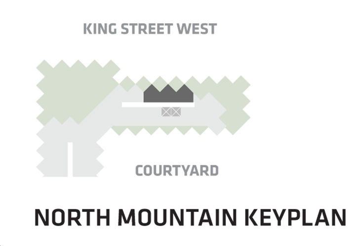 BIG King Toronto Condos Suite 1105- North Tower Key Plan