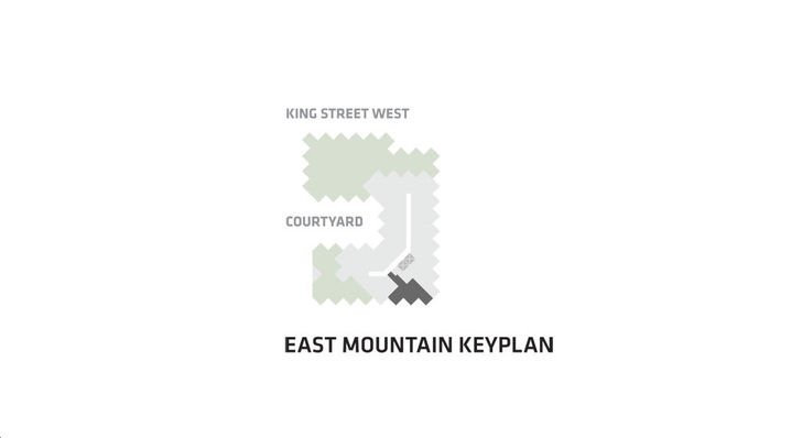 BIG King Toronto Condos Suite 1202 - East Tower Key Plan