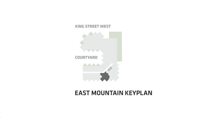 BIG King Toronto Condos Suite 502 - East Tower Key Plan