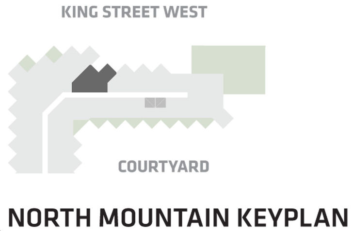 BIG King Toronto Condos Suite 506- North Tower Key Plan