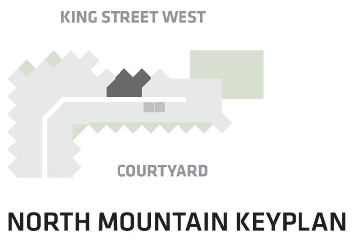 BIG King Toronto Condos Suite 507- North Tower Key Plan