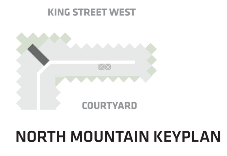 BIG King Toronto Condos Suite 603- North Tower Key Plan