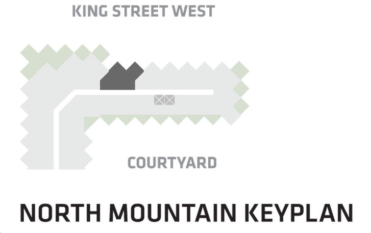 BIG King Toronto Condos Suite 607- North Tower Key Plan