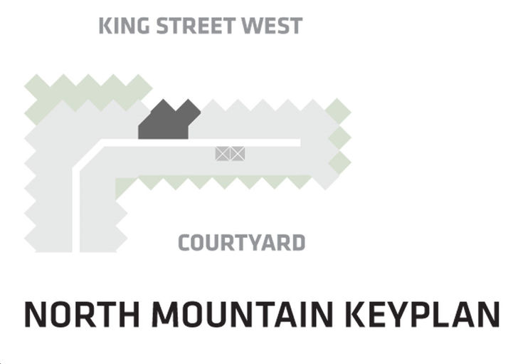 BIG King Toronto Condos Suite 706- North Tower Key Plan