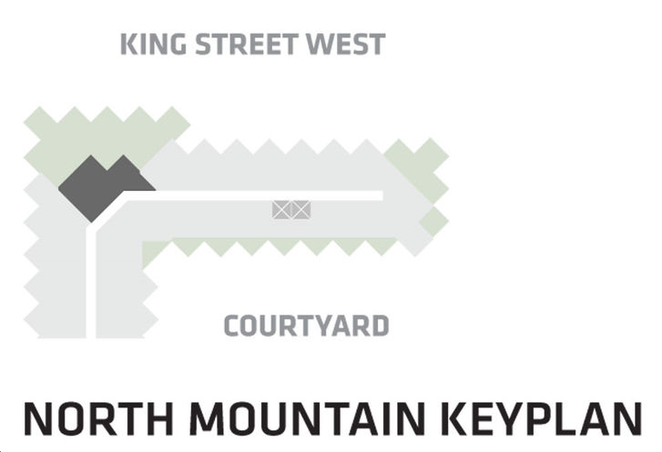 BIG King Toronto Condos Suite 803- North Tower Key Plan