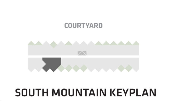 BIG King Toronto Condos Suite 807-South Tower  Key Plan