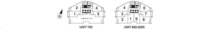 Backstage Condos E Key Plan