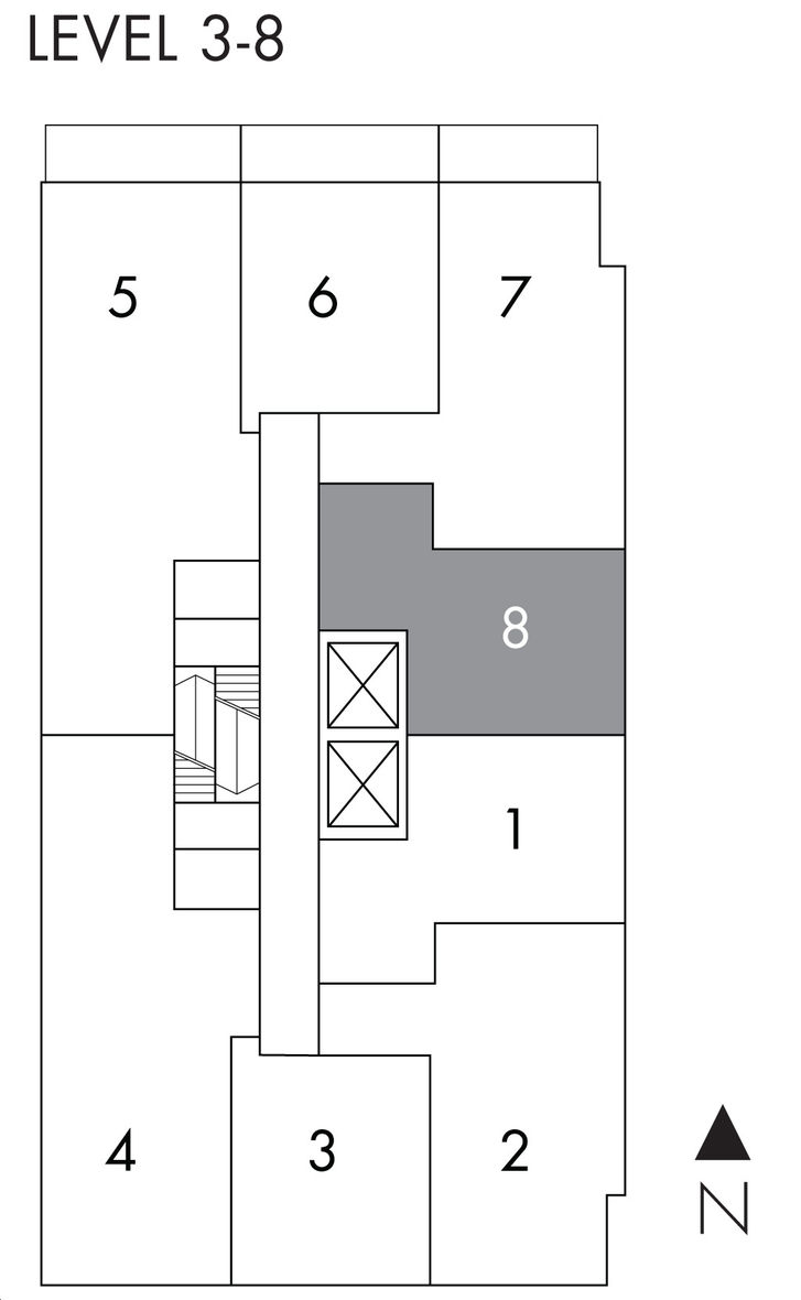 Bauhaus Condos Breuer Key Plan