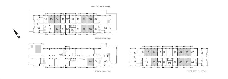 Bay Port Resort Condos A401a Key Plan