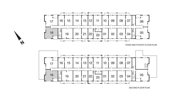 Bay Port Resort Condos A403 Key Plan