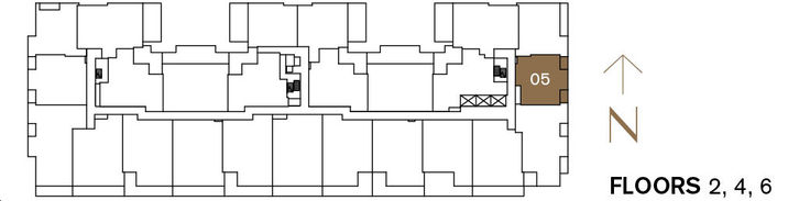 Bianca Condos 2E Key Plan