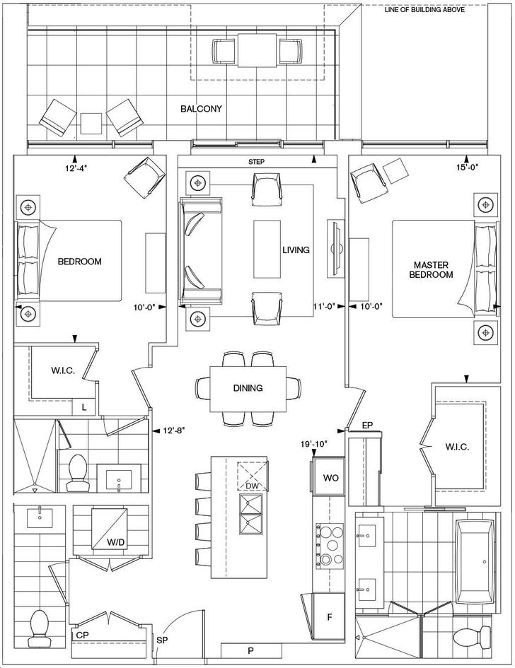 Bianca Condos by Tridel 2N Floorplan 2 bed & 2.5 bath