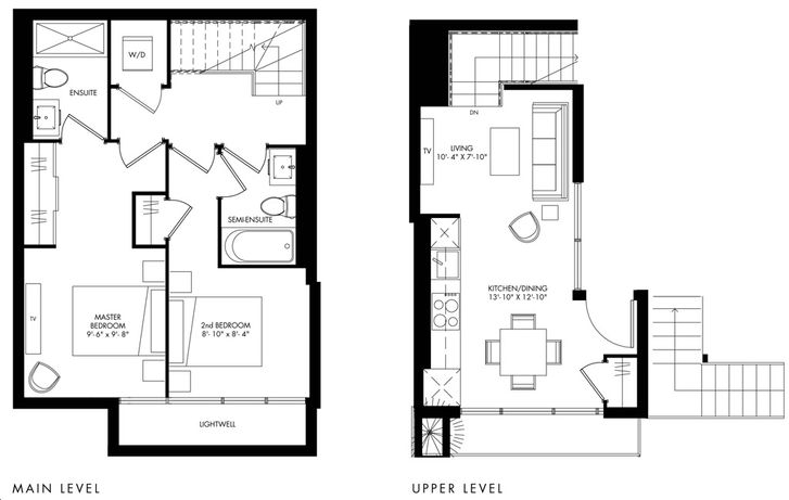 Briar Town II by Buildcrest |Suite A Floorplan 2 bed & 2 bath