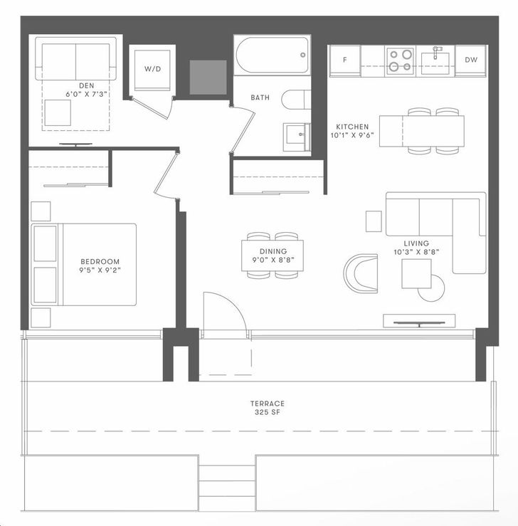 Bridge House at Brightwater Condos by Diamondcorp |Suite 1R+D (North ...