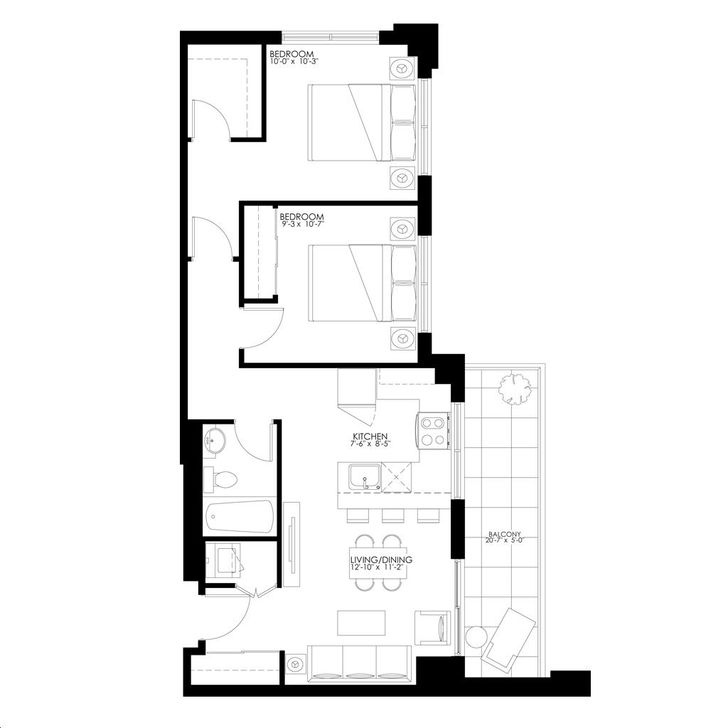 Bristol Condos ridgewood floorplan v1