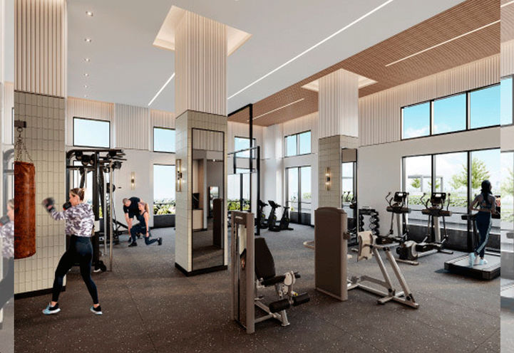 Bristol Place Condos Fitness Centre