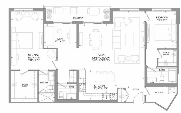 Bronte Lakeside Condos Unit 610/611