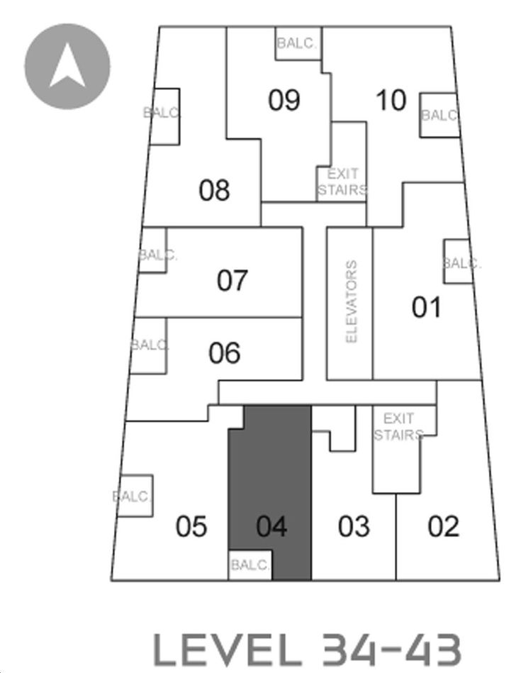 CG Tower Emerald Key Plan