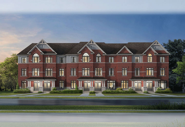 Caledon Trails Homes,  Townhome Block Elevation A