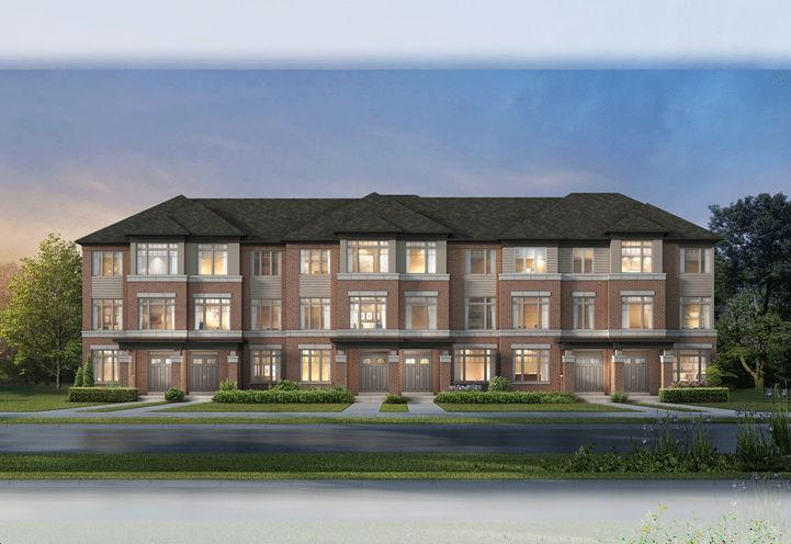 Caledon Trails Homes, Townhome Block Elevation B