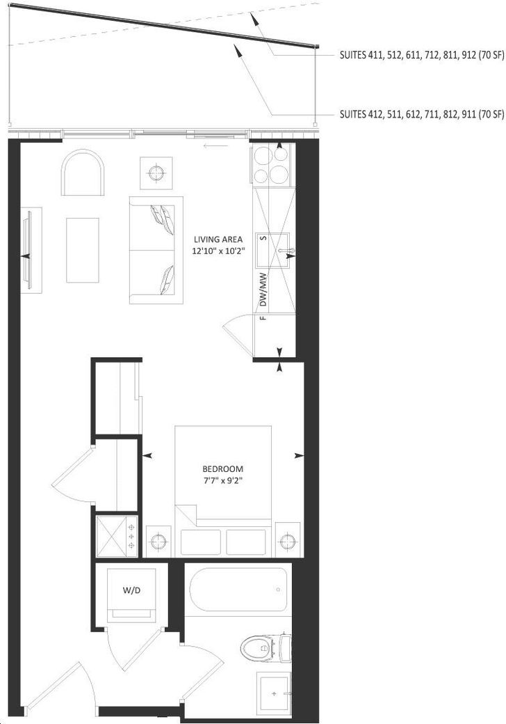 Canary Block Condos By Dream Development A Jr Floorplan 1