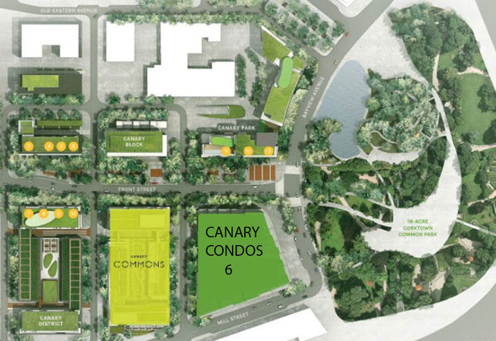 Future Location of Canary Condos 6
