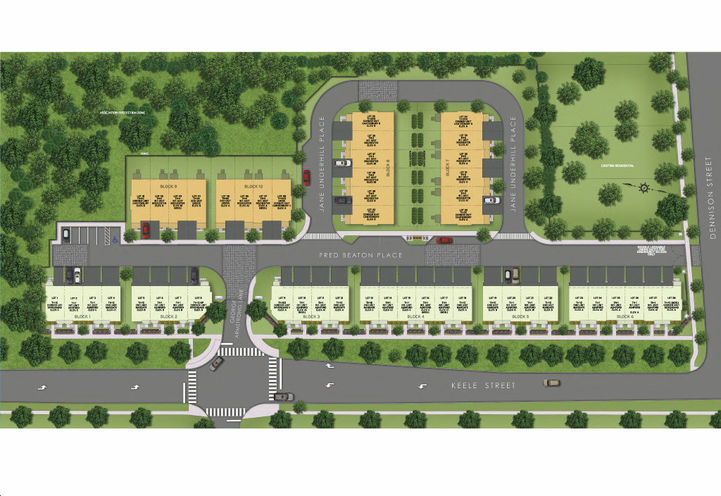 Canterbury Lanes Towns Aerial View of Site Plan