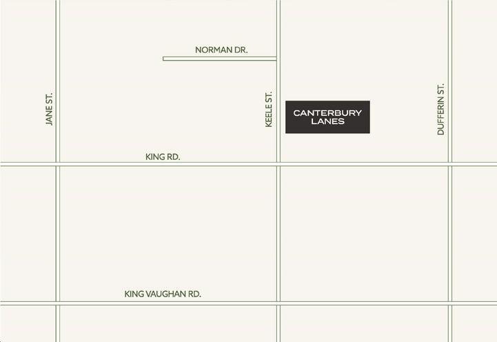 Canterbury Lanes Towns Map View of Project Location