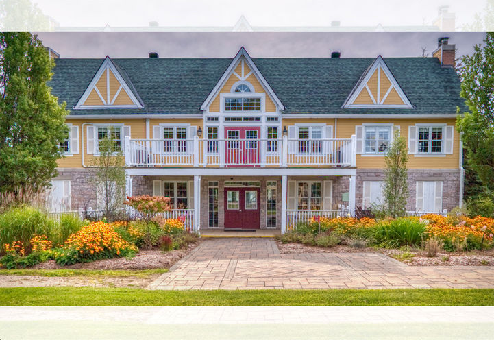 Carriage Country Club Towns Exterior View of Front of Homes