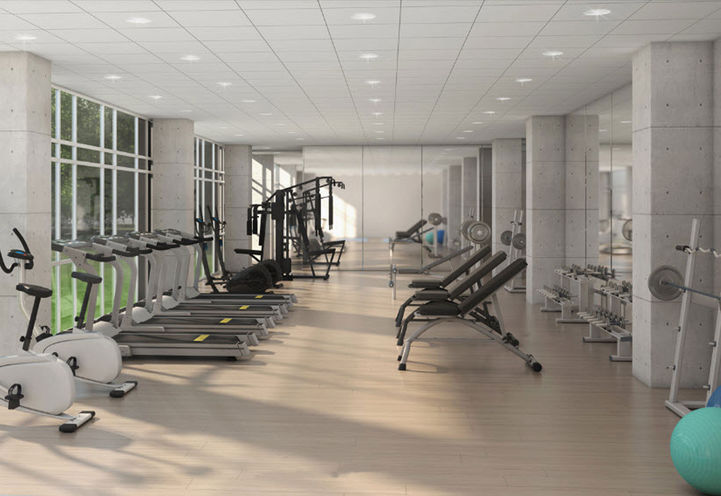 CBC Amenities- Exercise Room and Yoga Area