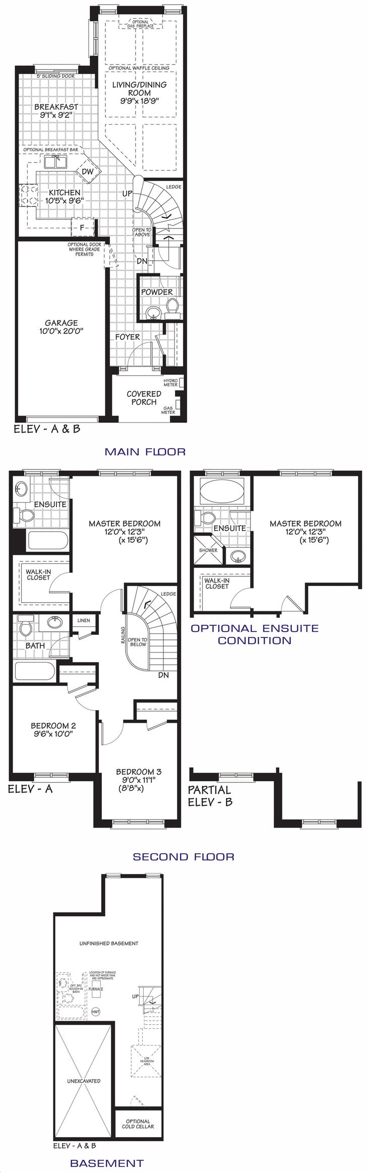 Cedar Ridge Homes The Woodbine TH 1