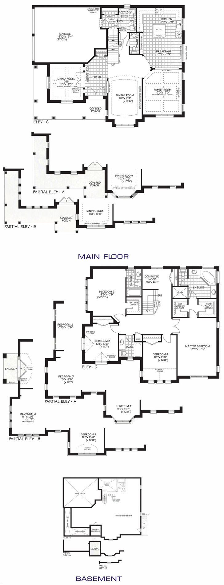 Cedar Ridge Homes by Delpark |The Cedar Ridge 6 Floorplan 4 bed & 3.5 bath