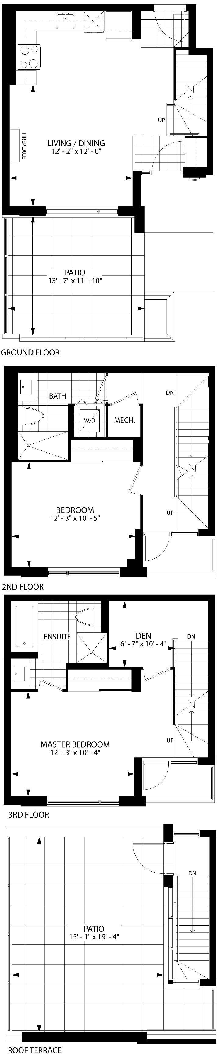 Celsius Condos by ShiuPong CELSIUS 02 Floorplan 2 bed