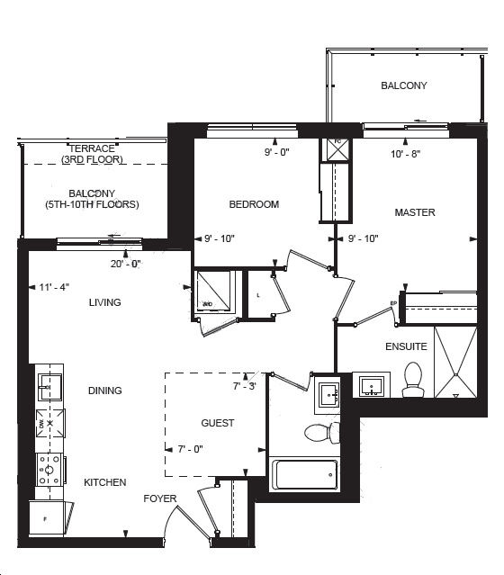 Central Park Ajax Condos by Lemine-Investment-Group |2B+D Type B ...