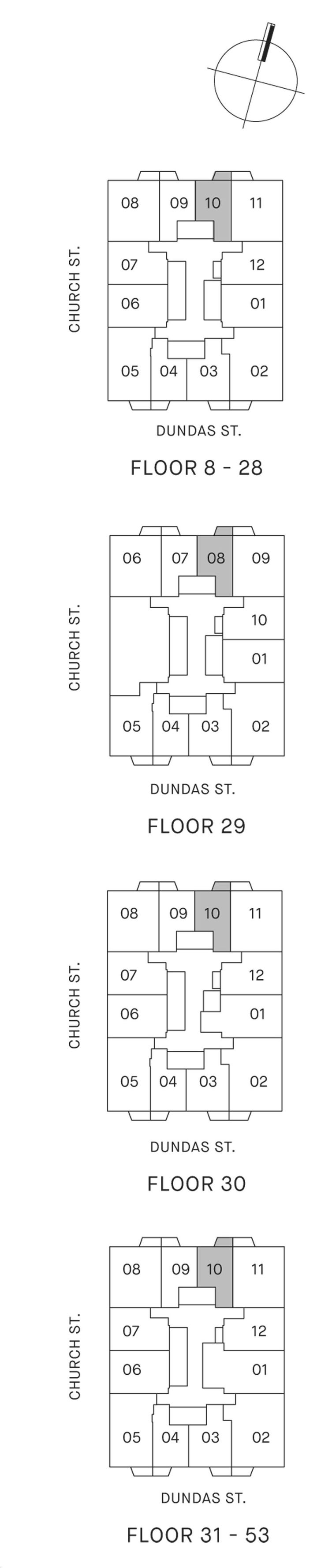 Centricity Condos 0D Key Plan