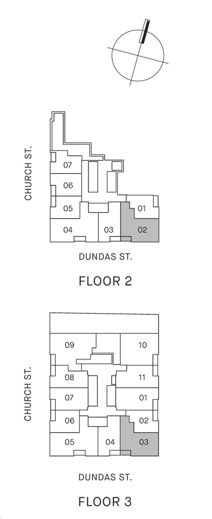 Centricity Condos 3A Key Plan