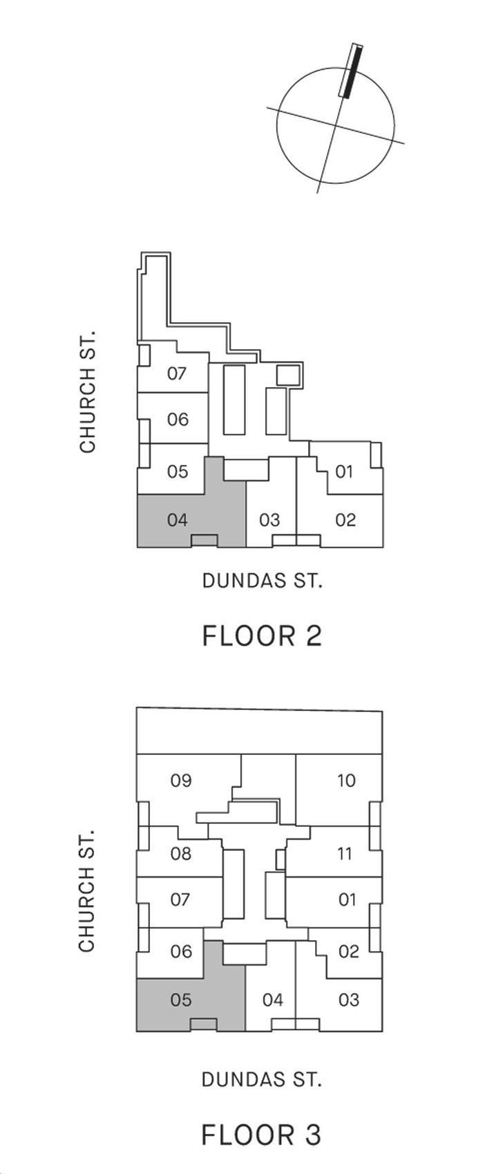 Centricity Condos 3F Key Plan