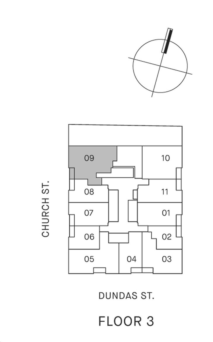 Centricity Condos 3I+D Key Plan