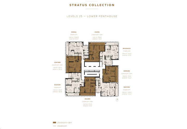 Cielo Condos - Stratus Collection Typical Keyplate Floors 25-LPH
