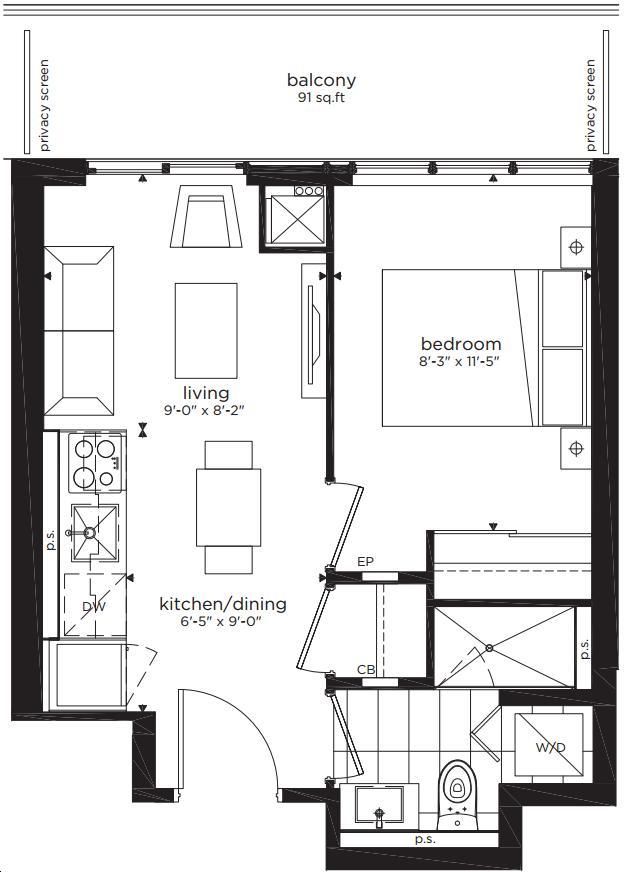 Citylights on Broadway Condos 1A-S