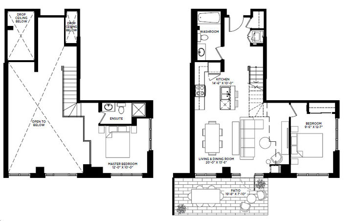 Cocoon Condos at Clairington by Castleridge |LAVENDER Floorplan 2 bed ...