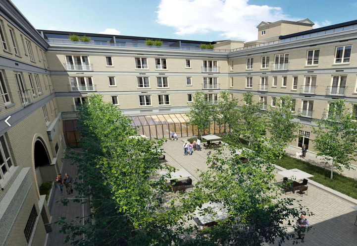Courtyards at Catherdraltown Rendering