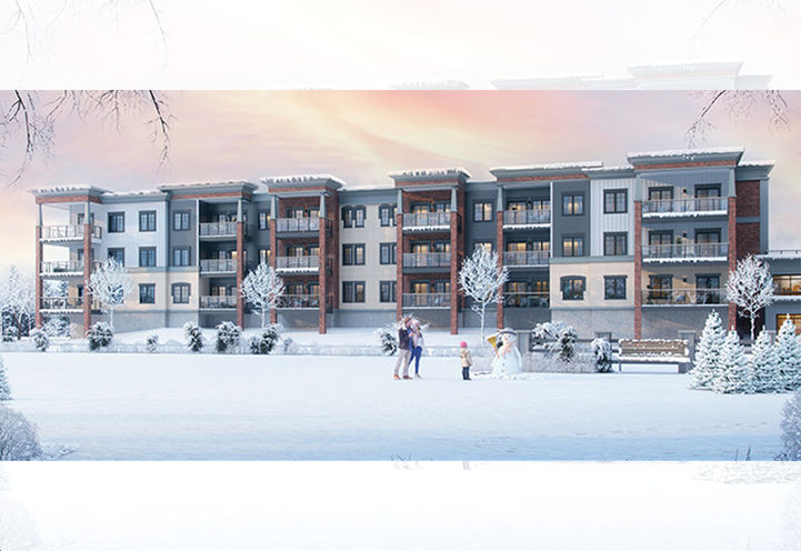 Creemore Condos 2 Exterior View in the Winter