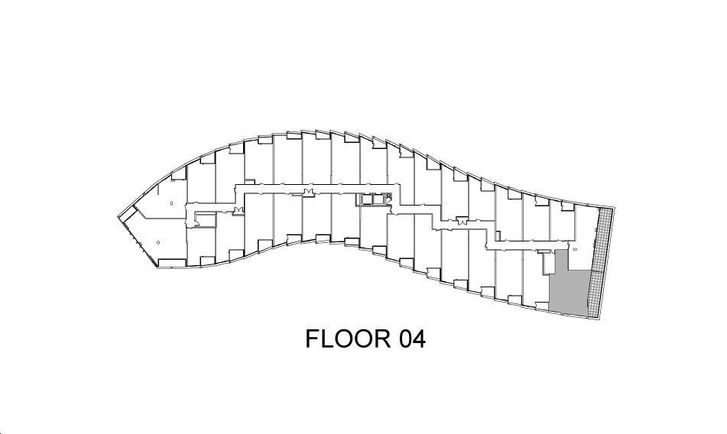 Crest at Crosstown Condos 3L Key Plan