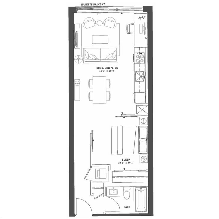 DUKE Condos 1B-A1