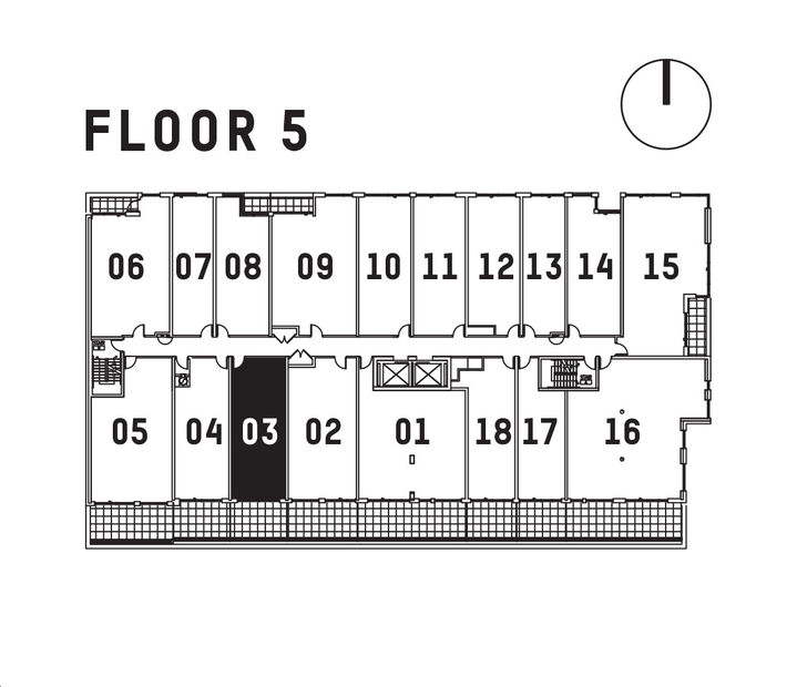 DUKE Condos 1B-F Key Plan