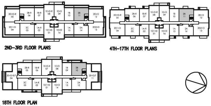 Danforth Village Estates 2B Key Plan