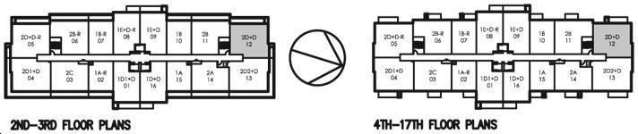 Danforth Village Estates 2D+D Key Plan